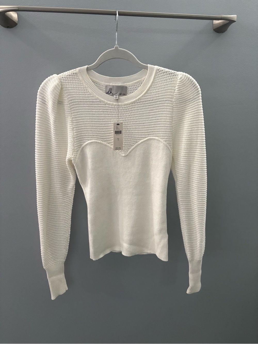 NWT Anthropologie Knit Sweetheart Yoke Sweater